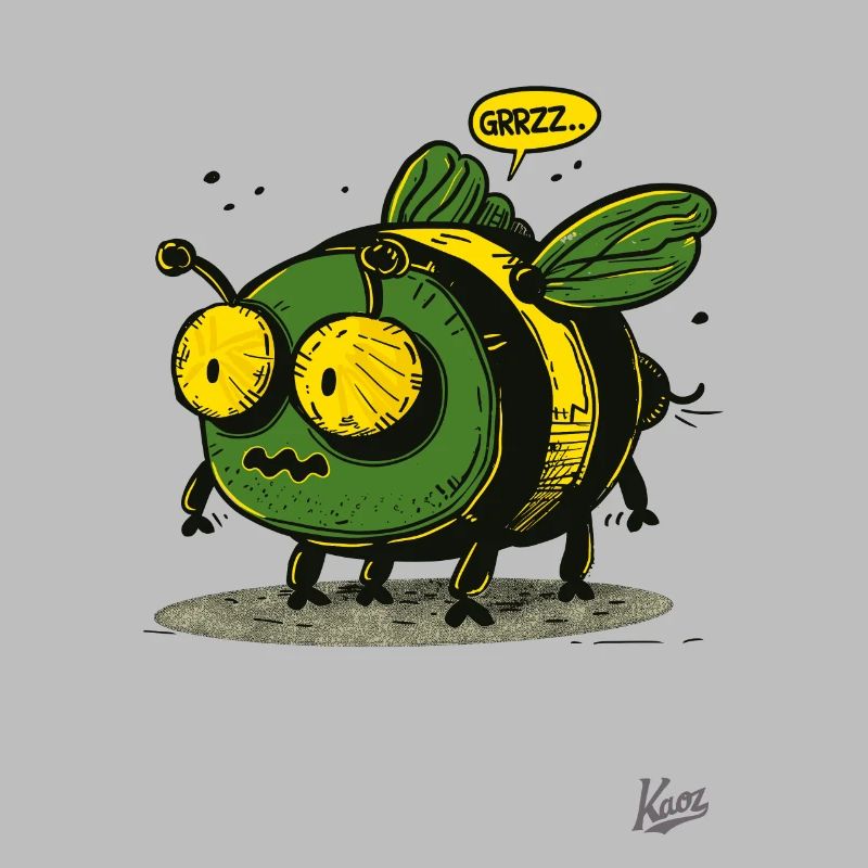 The cool and ugly bumblebee bee