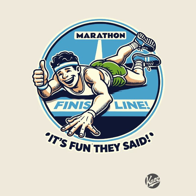 Running a marathon? It's fun, they said