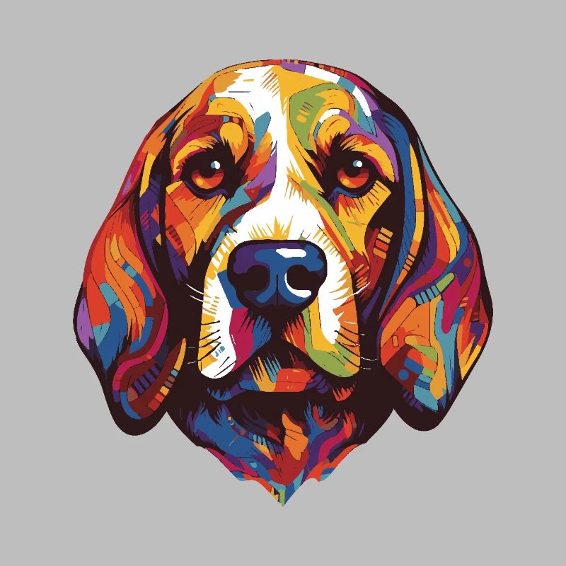 Portrait de chien beagle