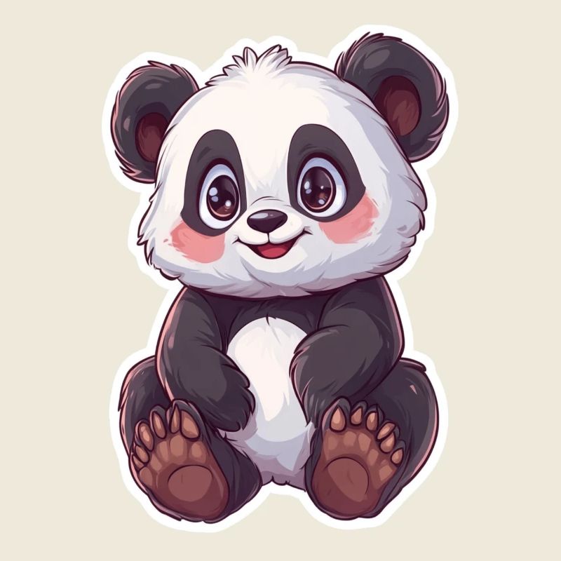 Ours panda mignon