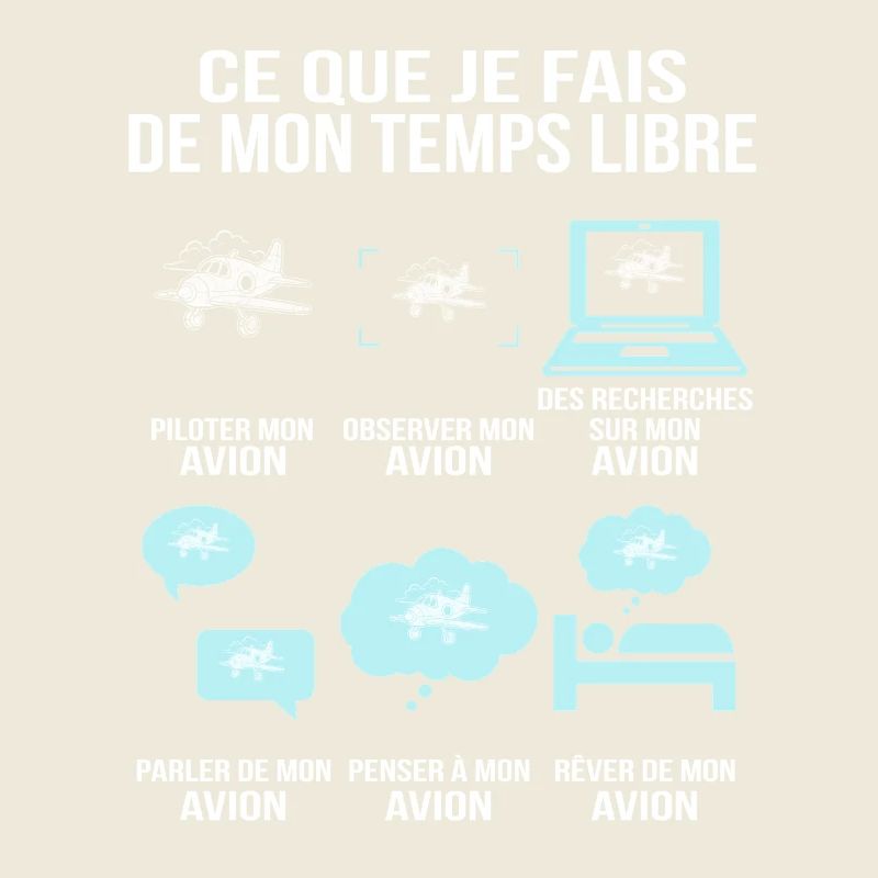 Ce que je fais de mon temps libre Passion Avion 