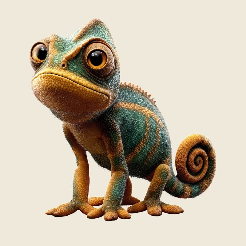 Caméléon Lézard Reptile Caméléon Iguane Lézard