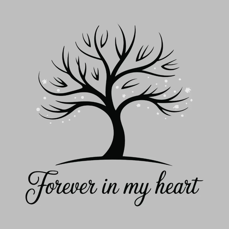 Eternal Heart Tree Design
