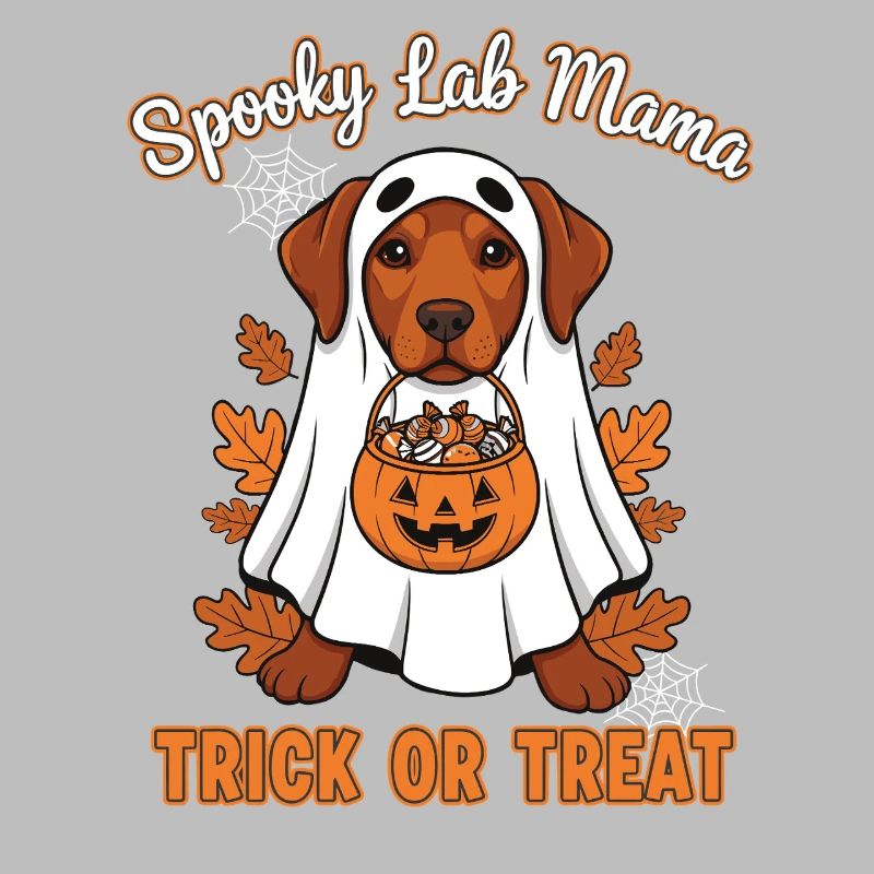 Spooky Lab Mama Halloween