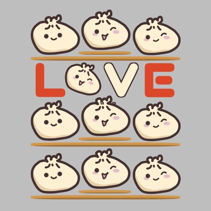 Dumpling Love Pattern