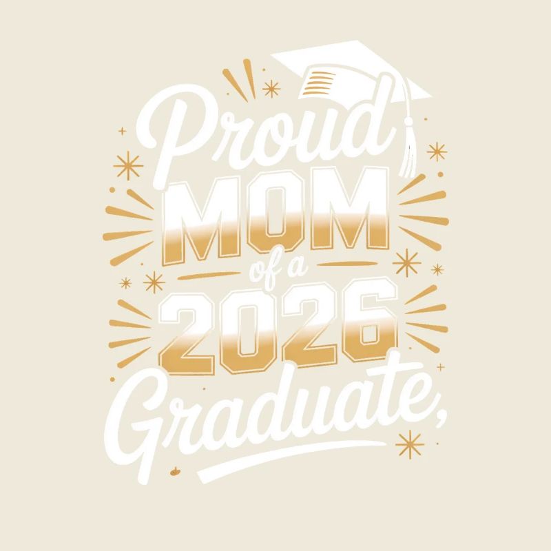 Stolze Mutter eines Absolventen von 2026