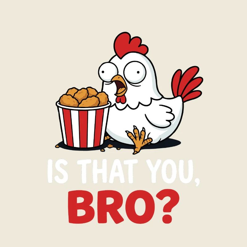 C’est toi, frère ? Mème drôle de pépites de poulet
