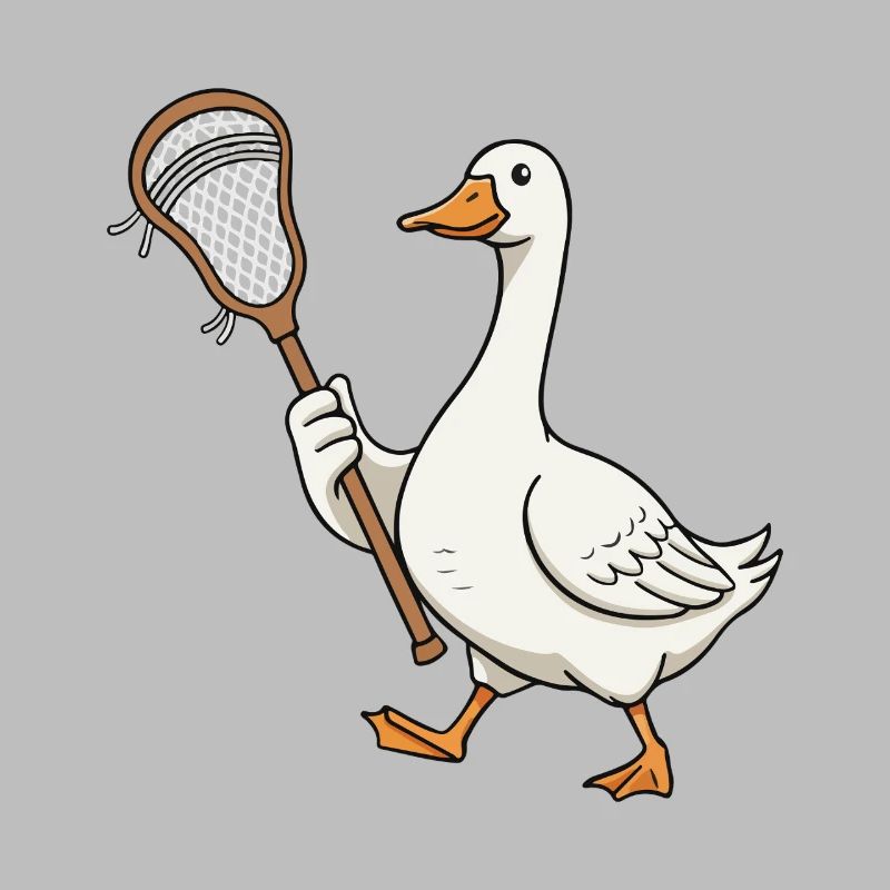 Canard de crosse avec filet