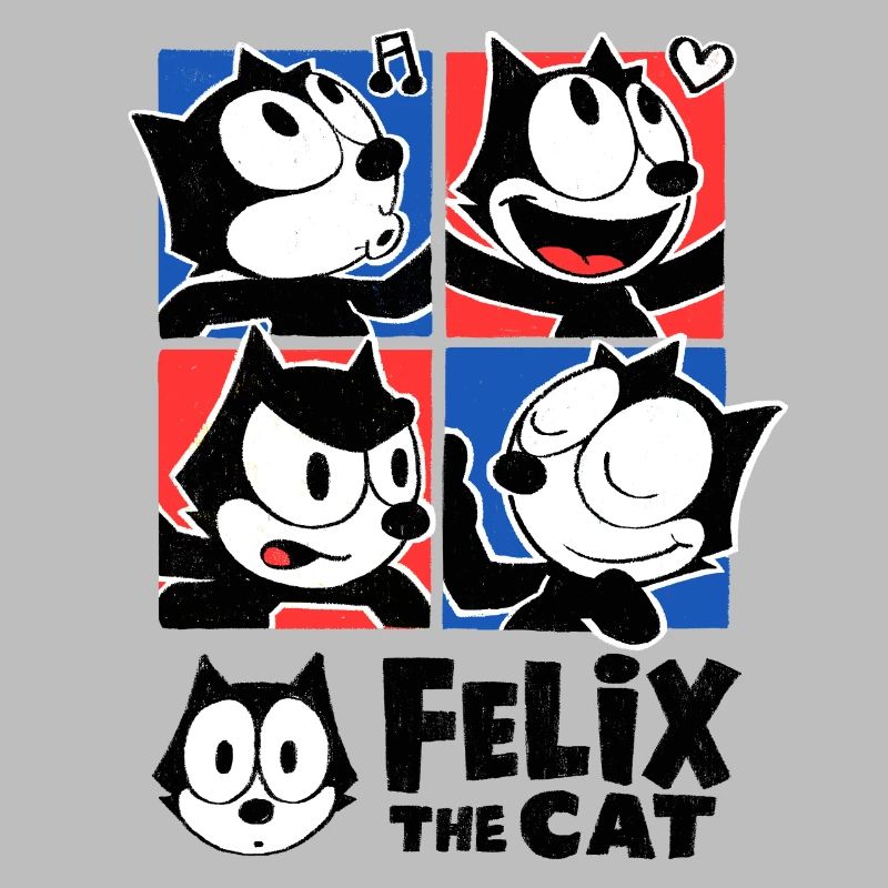 Felix The Cat Tile Design Different Moods