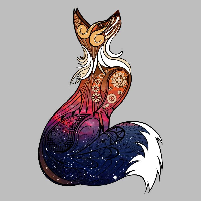 Cosmic Mandala Fox