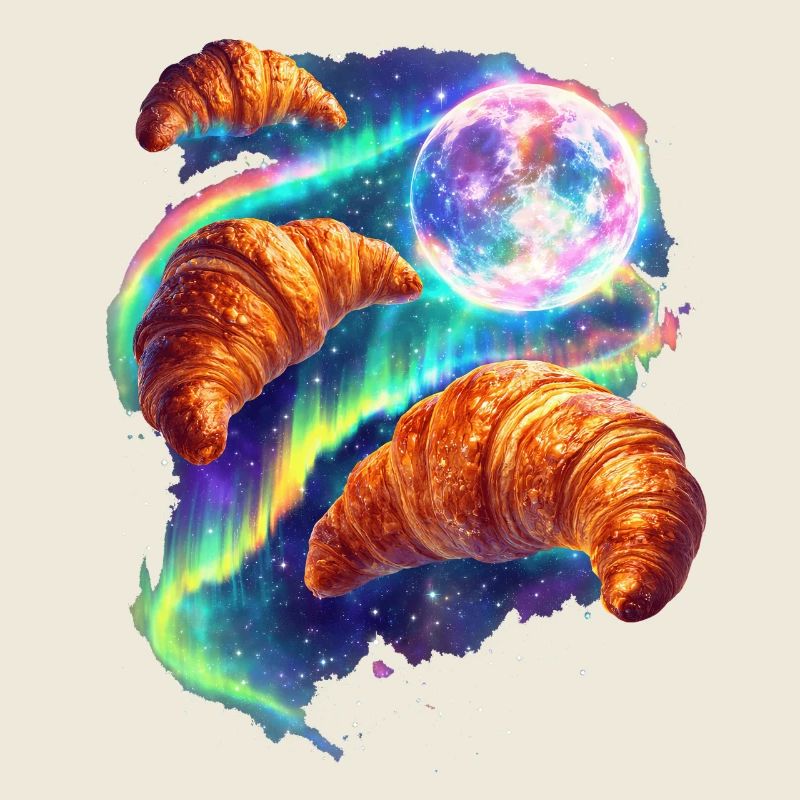 Cosmic croissants in the starry sky