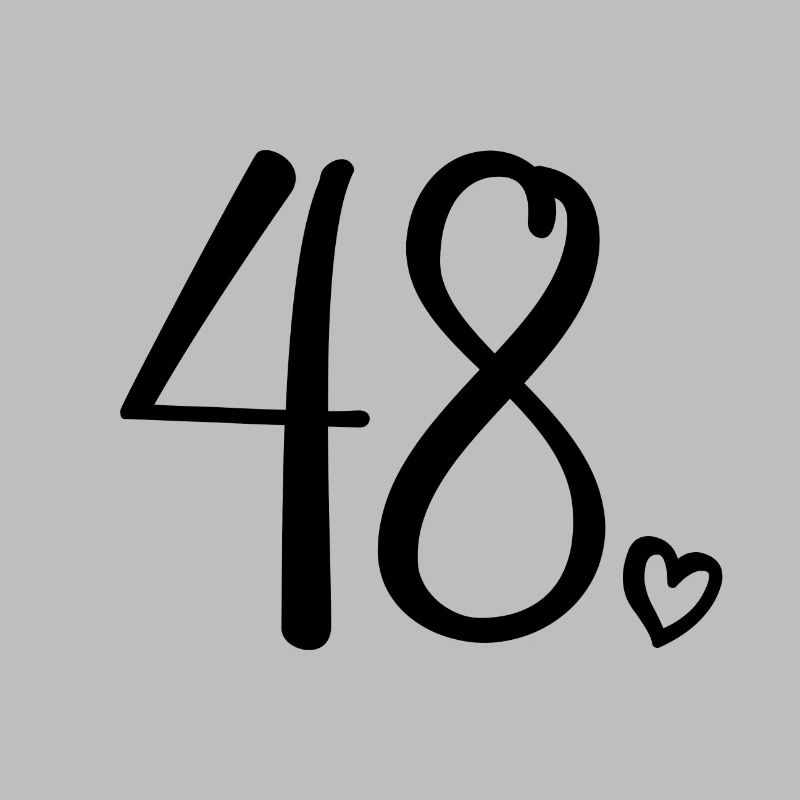 Mignon numéro 48, 48 ans, cadeau de 48e anniversaire