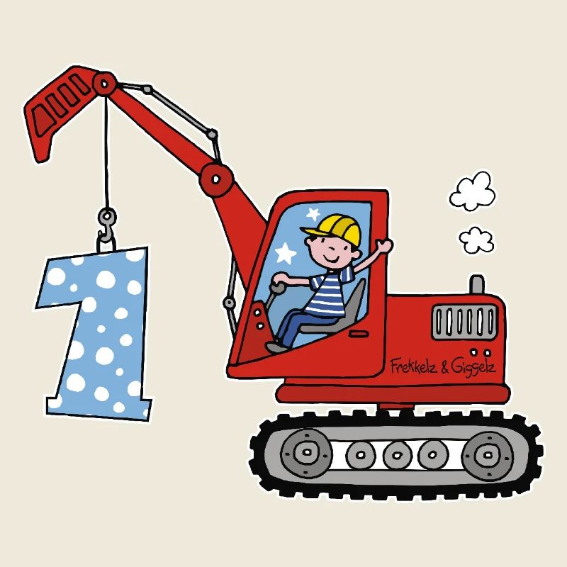 Excavator 1st Birthday