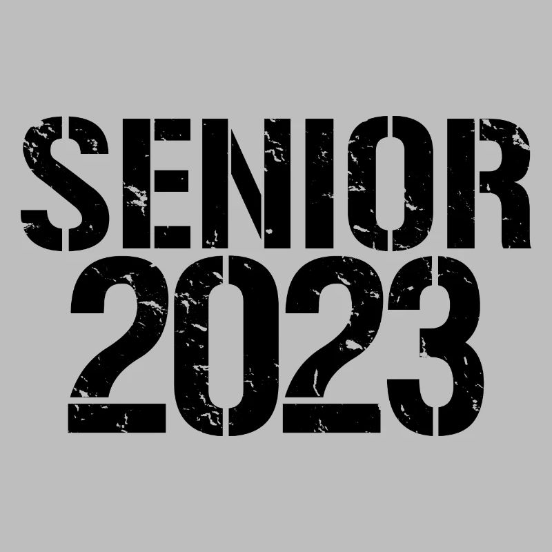 Senior 2023 Distressed Graduated Graduation Gift