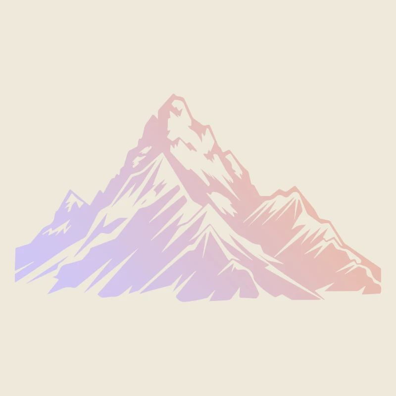 Alps Mountains Symbol