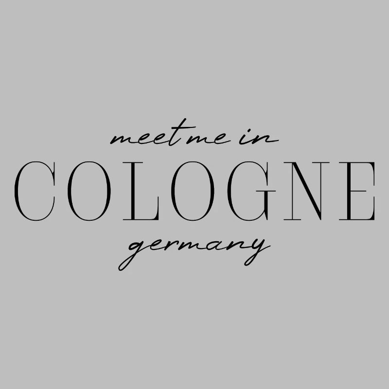 Cologne, Germany Elegance Style Design T-Shirt