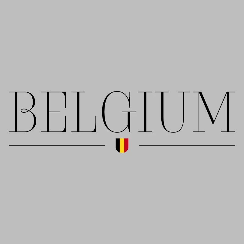Belgium Style Design T-Shirt