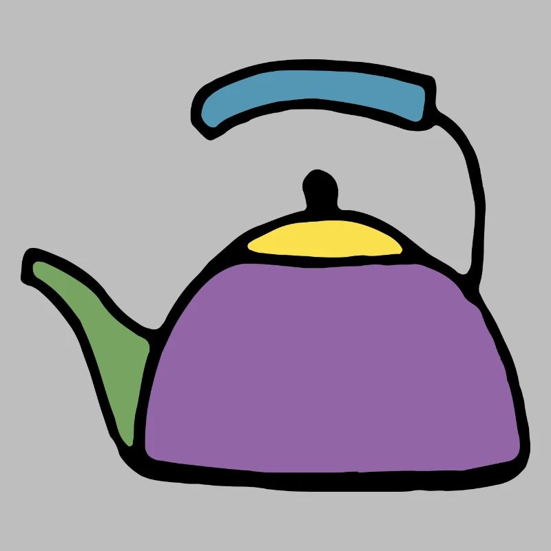 Kettle in colorful