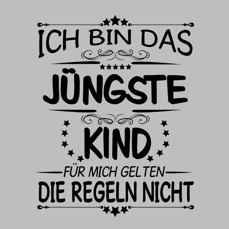 Ich bin das jüngste Kind