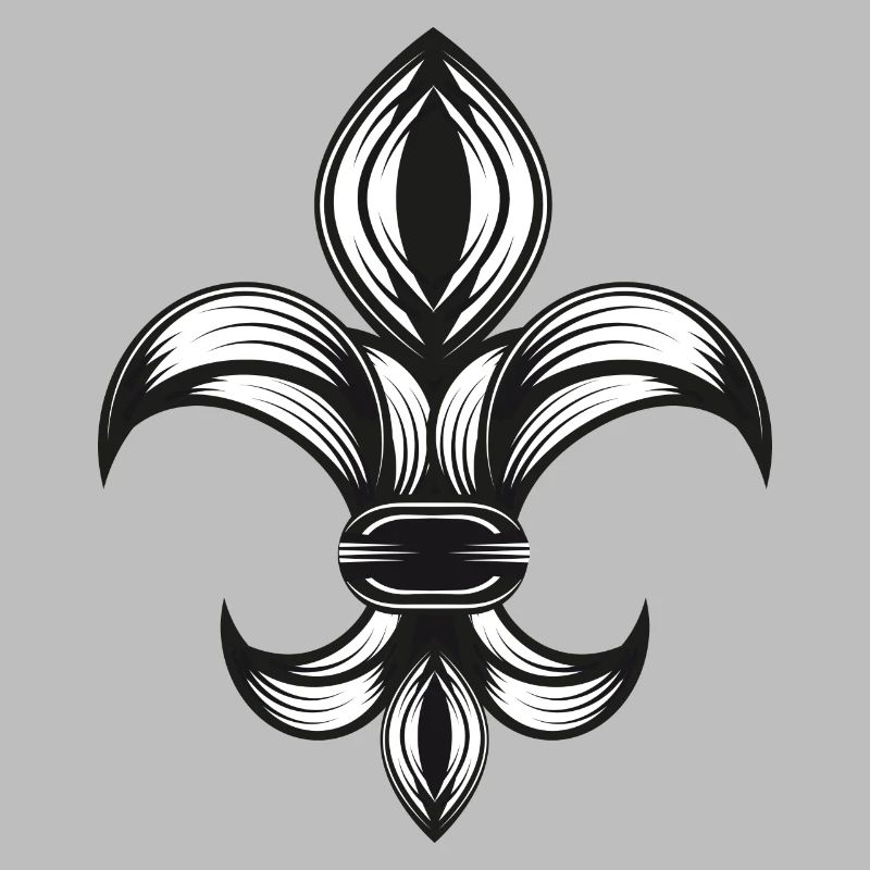 stilisierte Schwertlilie - Fleur-de-Lys