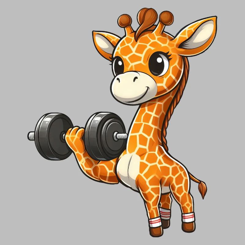 Séance d’entraînement de développé couché girafe