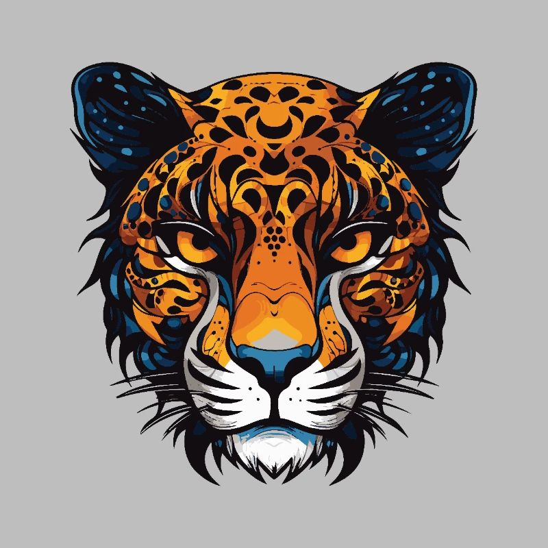 Tête de portrait de guépard