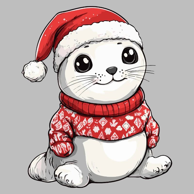 Noël des animaux du phoque