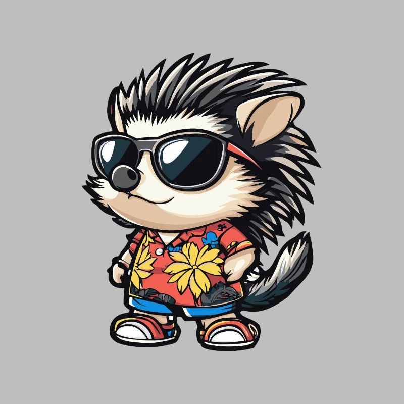 Igel Comic Lustig Sommer