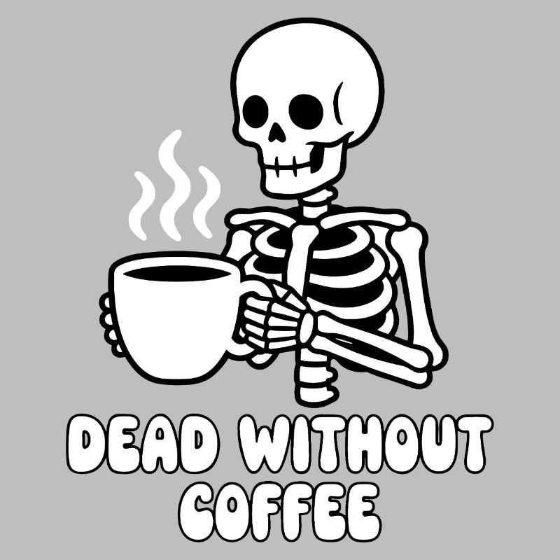 Dead Coffee Skeleton
