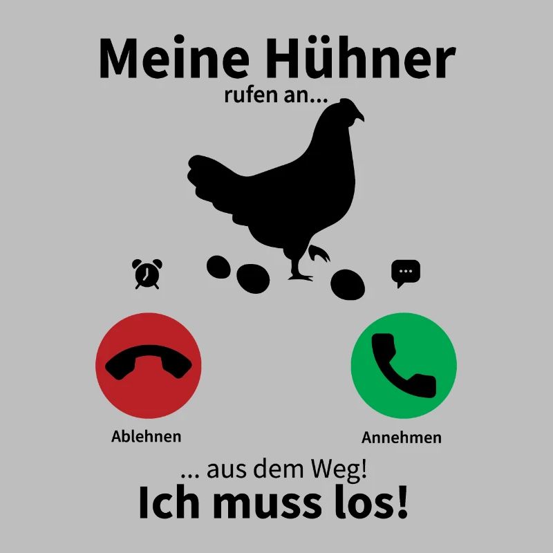 Meine Hühner rufen an