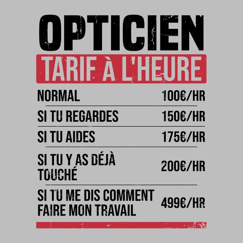 Optiker Stundensatz Geschenkidee Humor