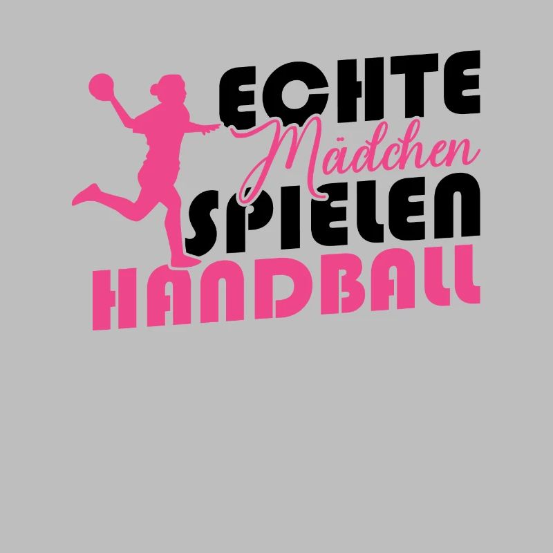 Echte Mädchen spielen Handball