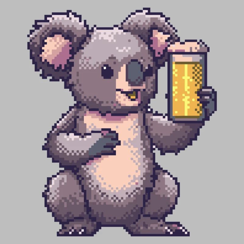 Bière Koala Pixel