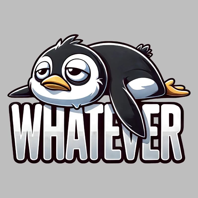 Pingouin fatigué : pas envie de se détendre