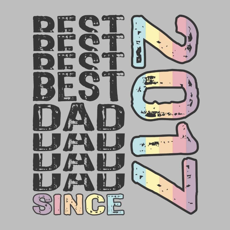 Bester Papa der Welt seit 2017 Vatertag