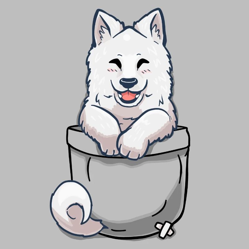 Chiot Samoyed de poche