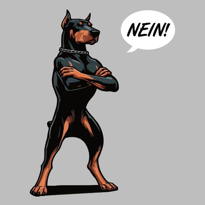 Nein Dobermann Dobermannbesitzer Dobermannhalter