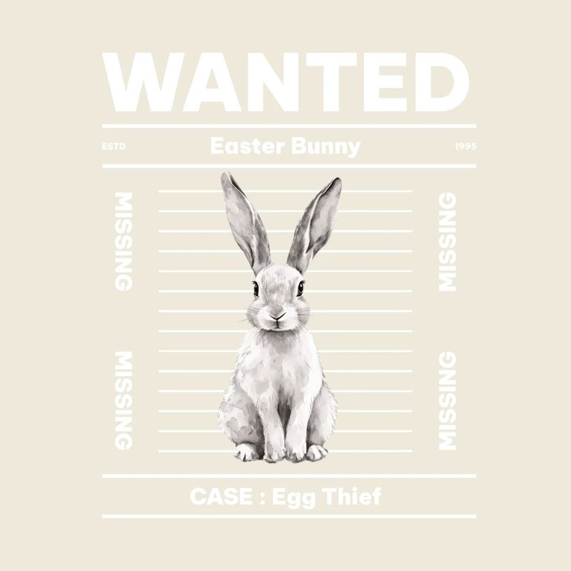 Wanted Easter Bunny