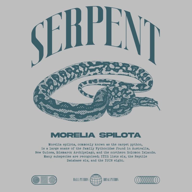 Tapis Python Moderne Reptile Keeper Streetwear