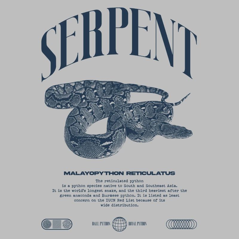 Reticulated Python Reptile Keeper Streetwear