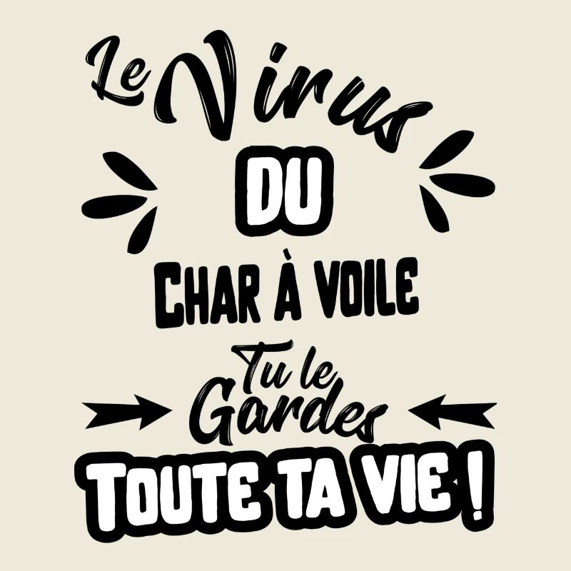 Le virus Char à voile cadeau