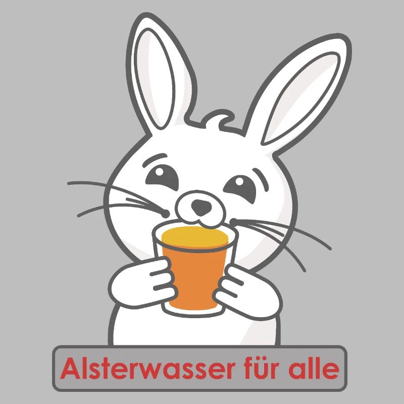 Motif de lapin mignon avec boisson