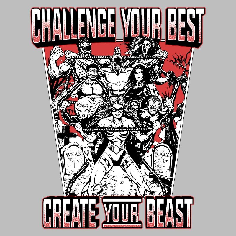 CYB - Backprint - Black/White/Red - Challenge