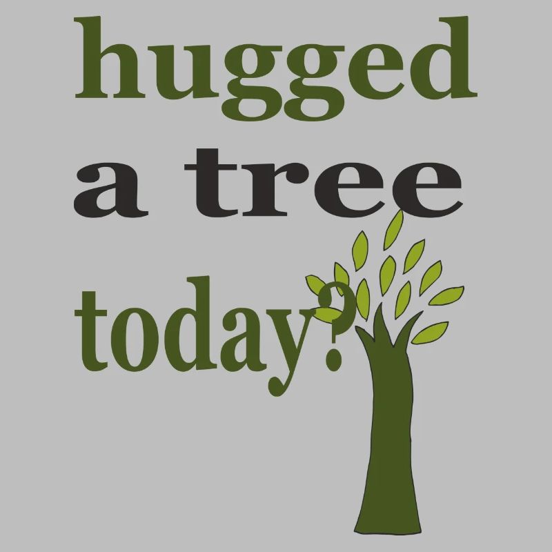 hugged a tree