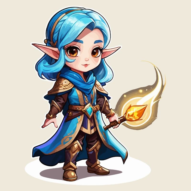Illustration de fantaisie de sorcière
