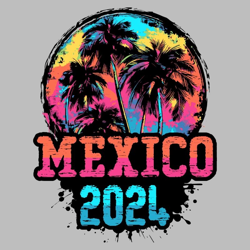 Mexico 2024 Team Palm Trees Multicolored