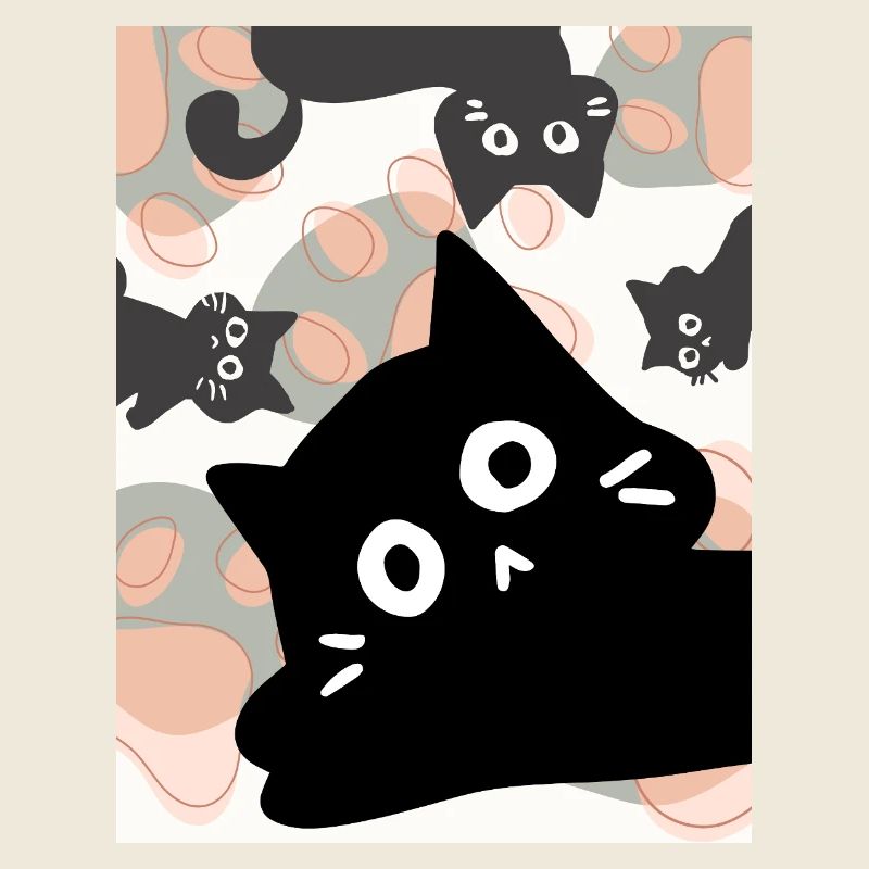 Joyeux chats mignons chats drôle