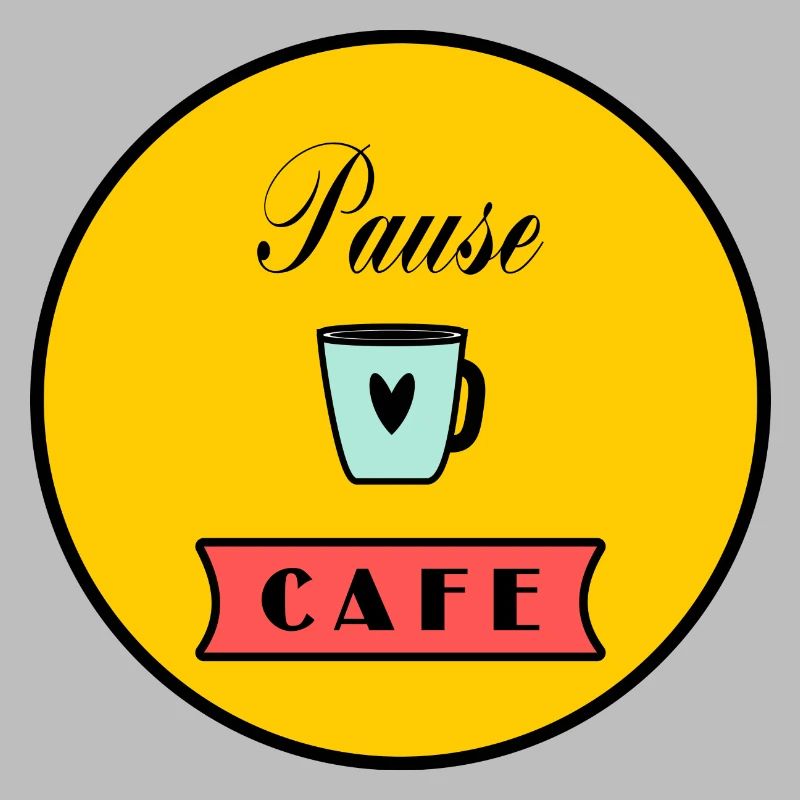 PAUSE CAFE. CAFE. COFFEE. HUMOUR. DROLE