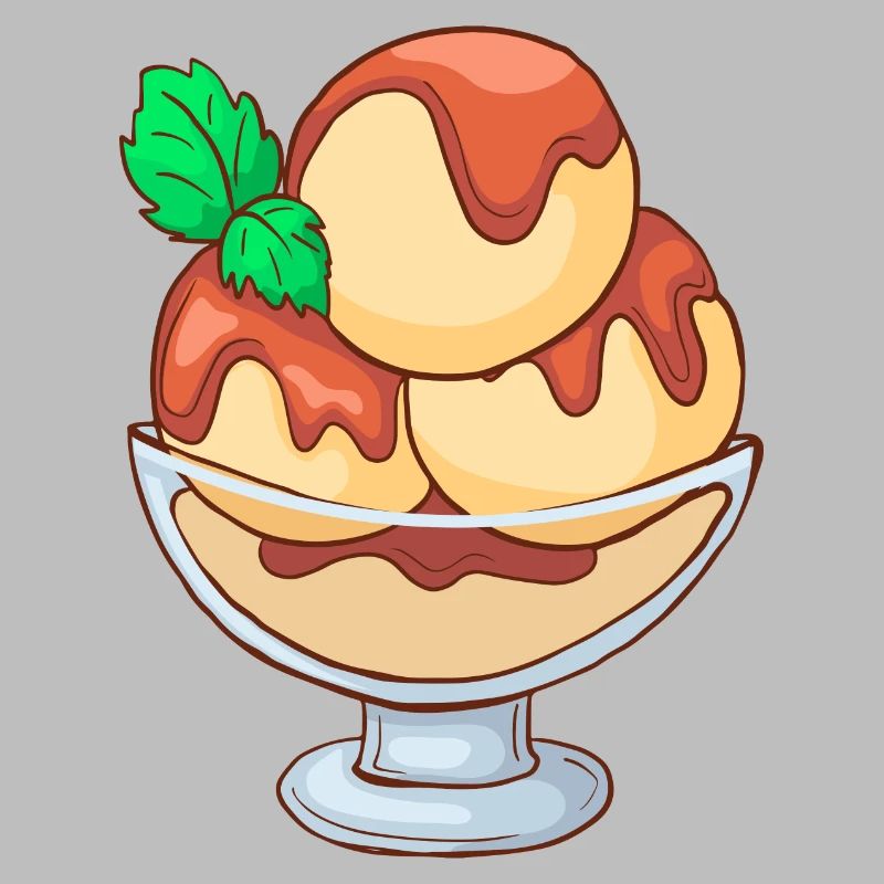 Eis Speiseeis Eiskrem Eiscreme Kugeleis Eisbecher