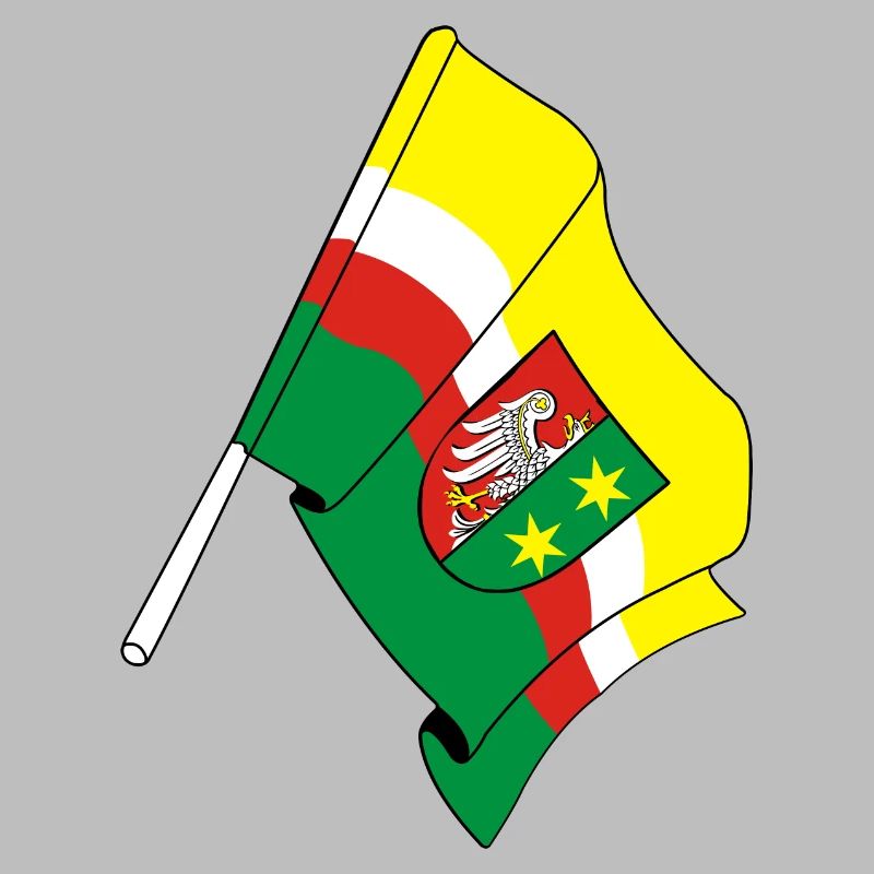 Drapeau : Lubusz Pologne